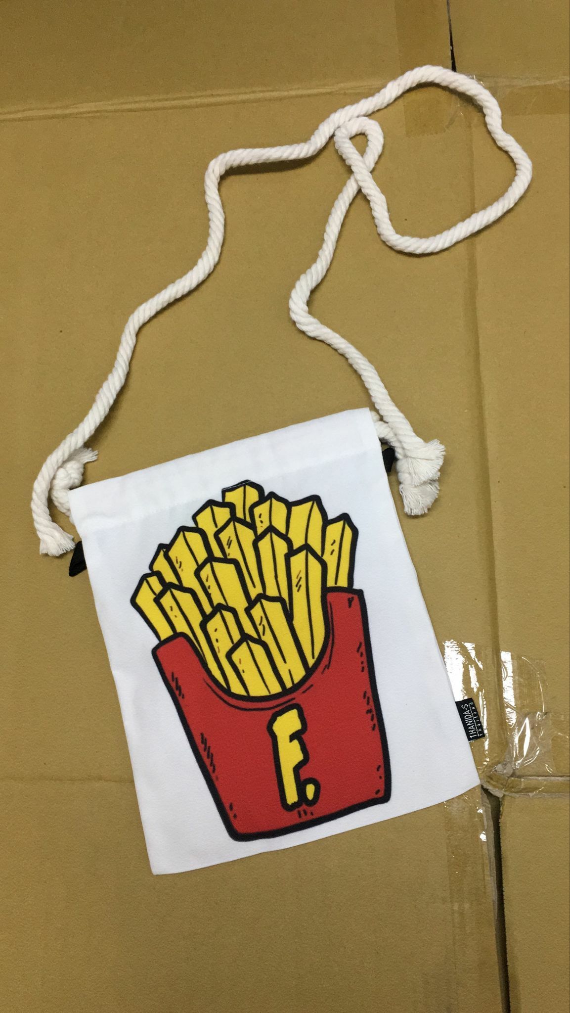 🇹🇭 泰國帆布薯條索孭袋,清貨貨品,不設退換 (T3 T568)
