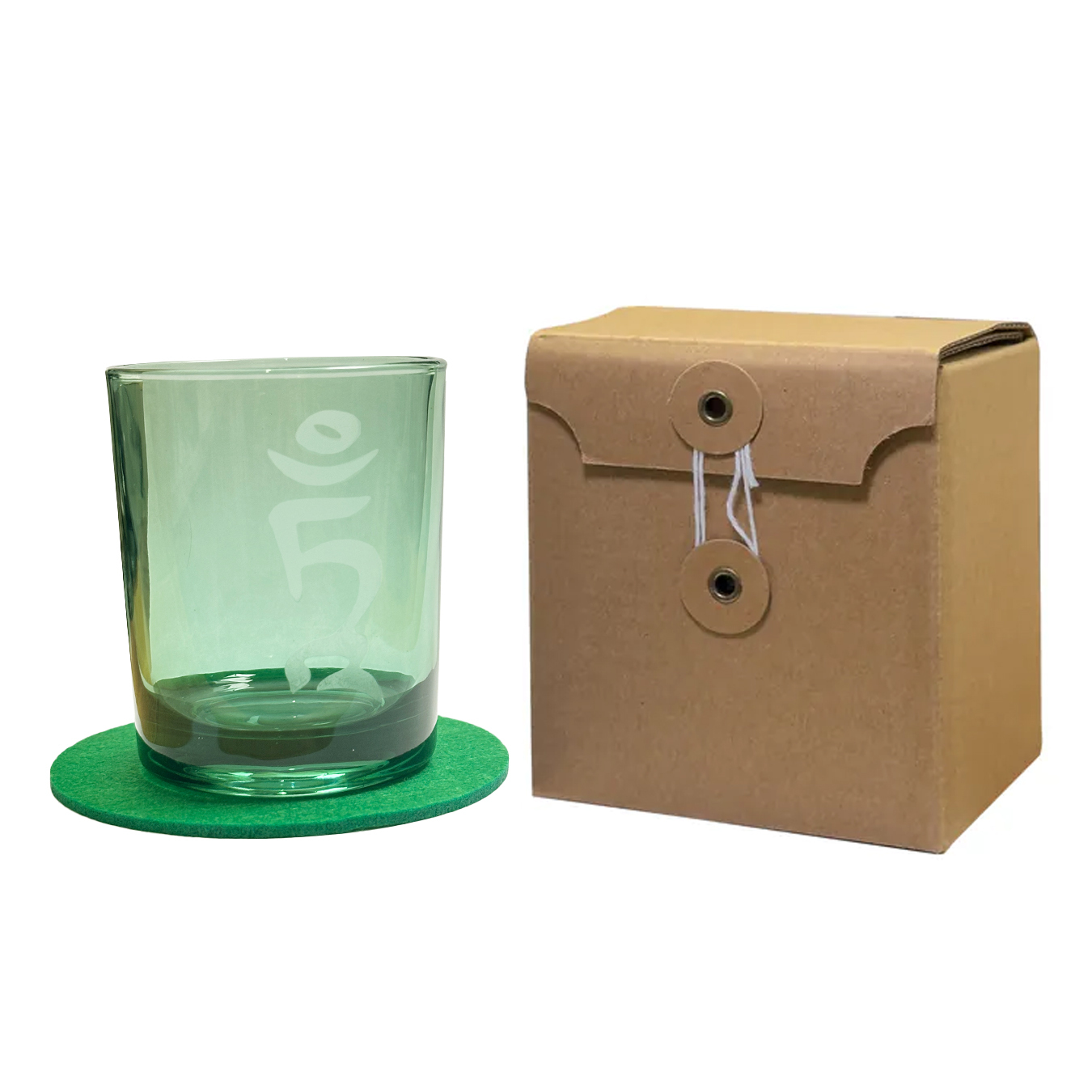 【波波師手工製作】磨砂種子字玻璃杯系列