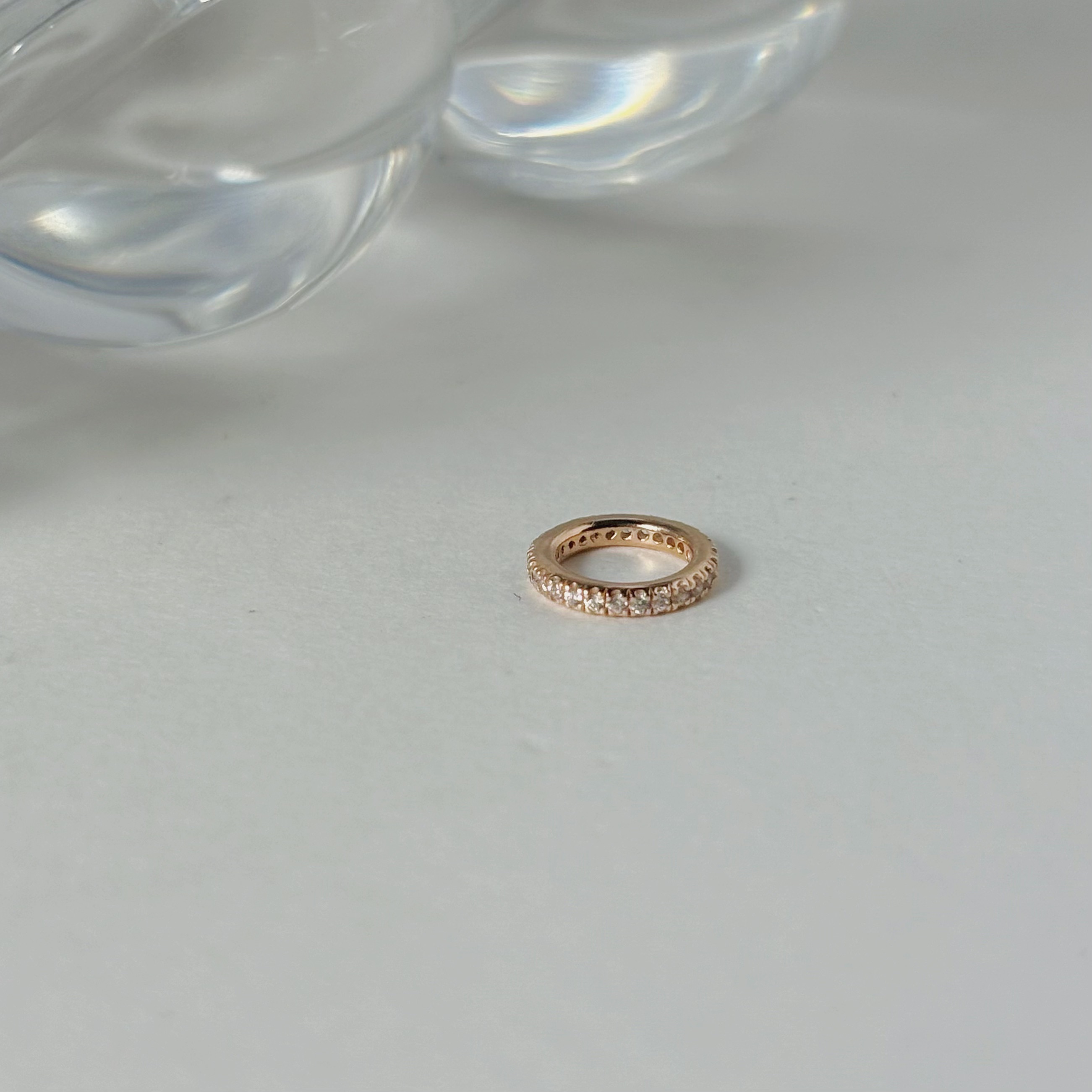 細緻整圈鋯石圈圈串飾