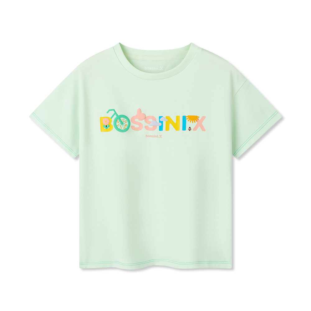 女童圓領短袖T恤