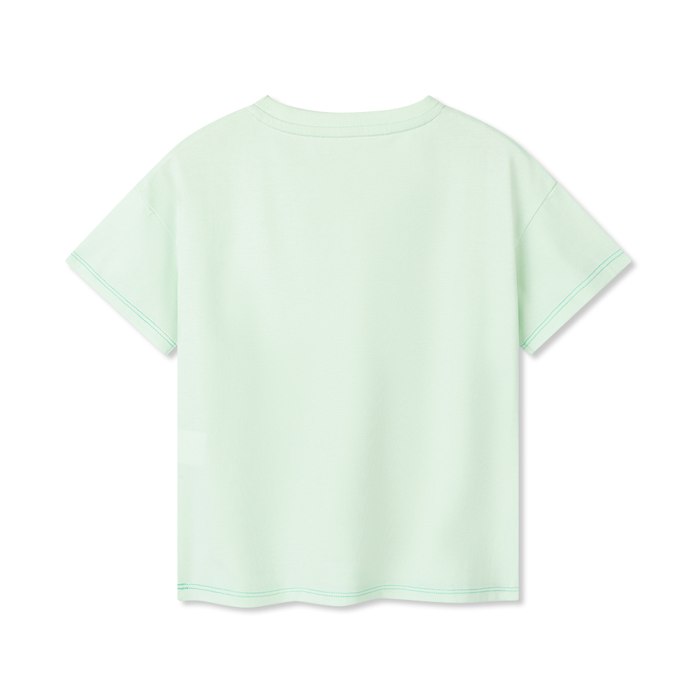 女童圓領短袖T恤