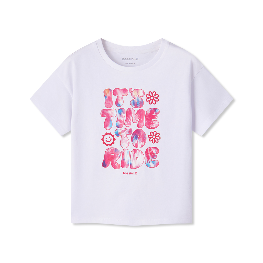 女童圓領短袖T恤