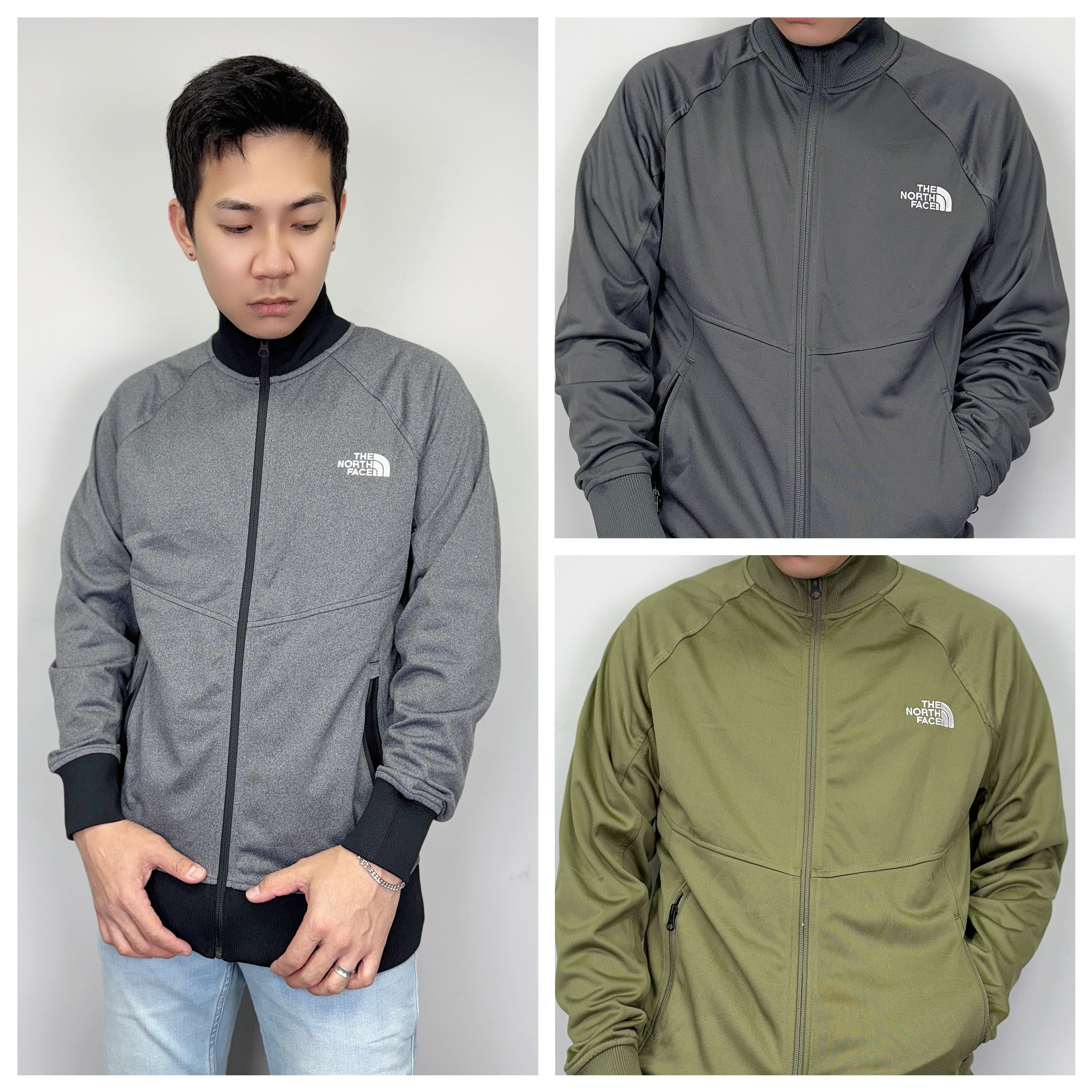 The North Face TNF 北臉 前後電繡小字母 立領外套