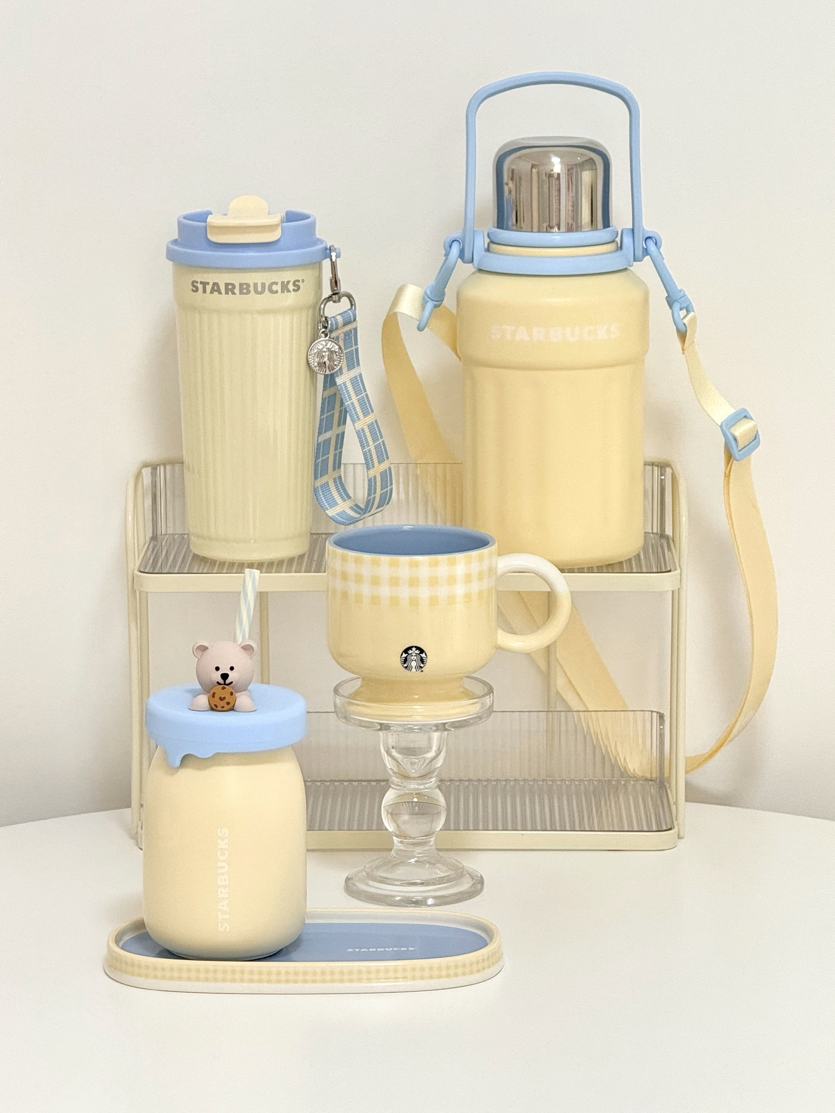 STARBUCKS 星巴克 春日晴空系列 起司奶油黃 馬克杯 吸管杯 保溫杯 水杯 不鏽鋼 / 預購