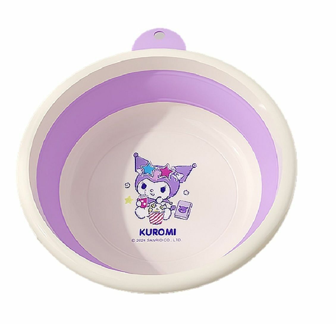 佻皮魔女Sanrio| 【可折疊】臉盆 | 洗菜盆 水盆-泡腳盆-L SIZE