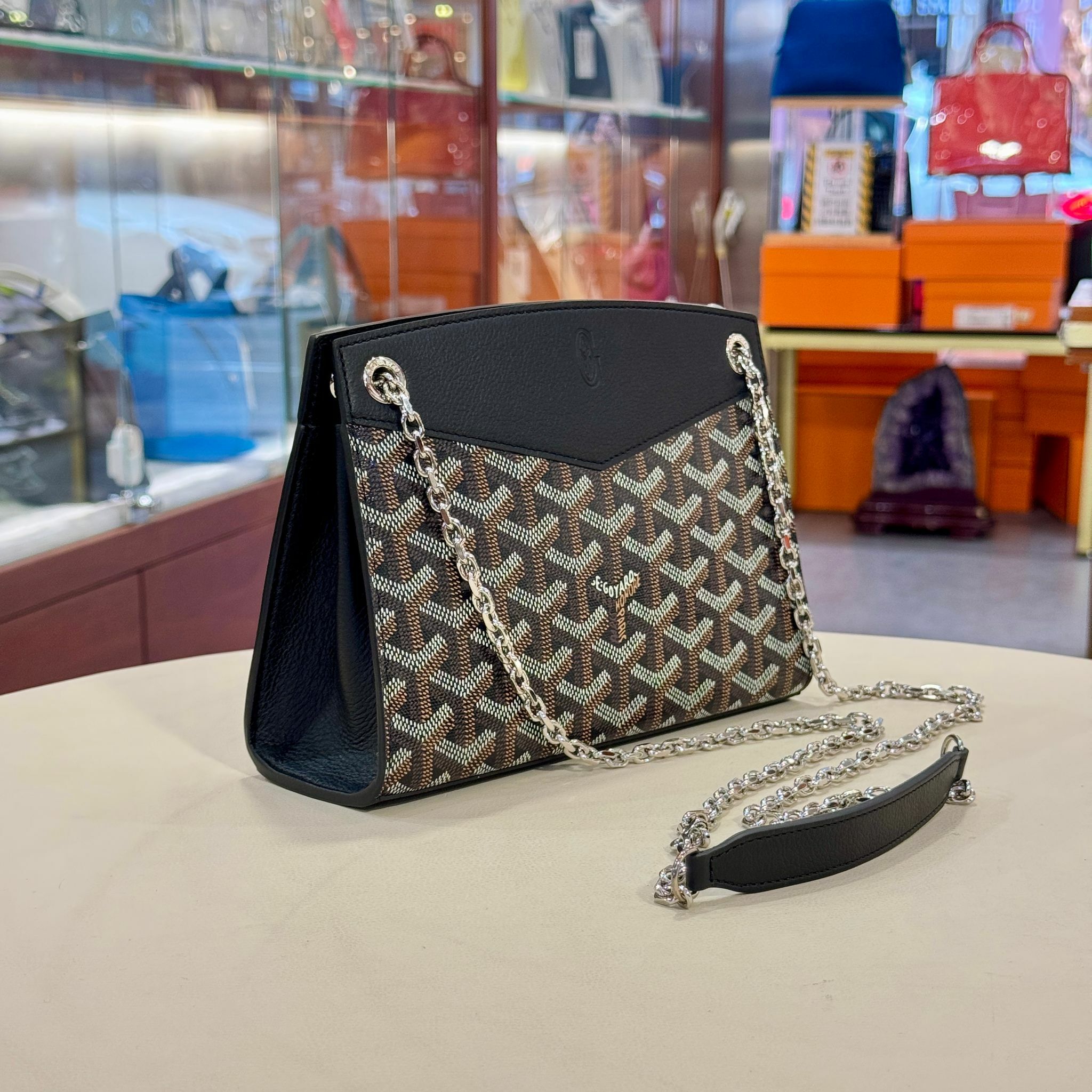 全新GOYARD MINI ROUETTE SOUPLE BAG 黑色 BLACK #BRAND NEW #香榭站正品