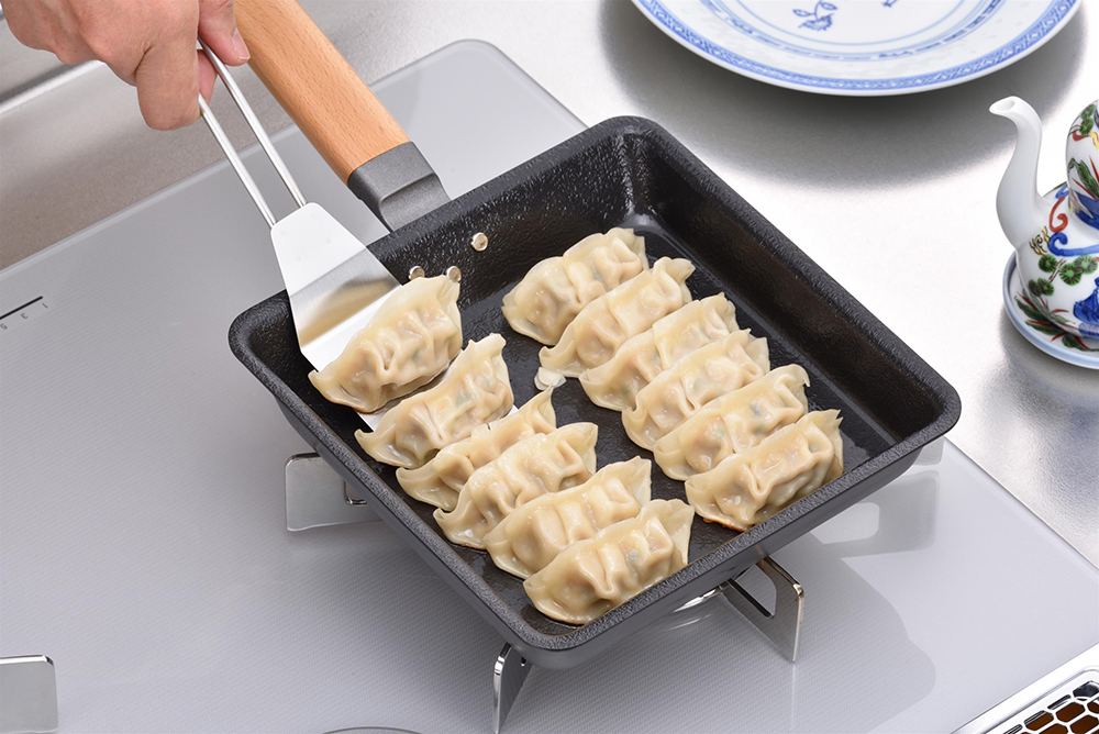 《下村企販》KOGU系列日本製304不鏽鋼細長型平煎鏟