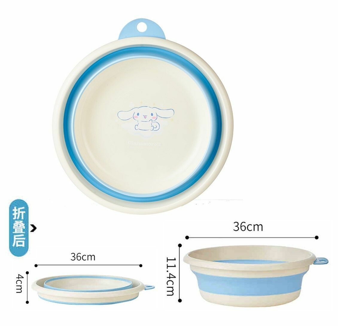 玉桂狗  Sanrio| 【可折疊】臉盆 | 洗菜盆 水盆 M SIZE