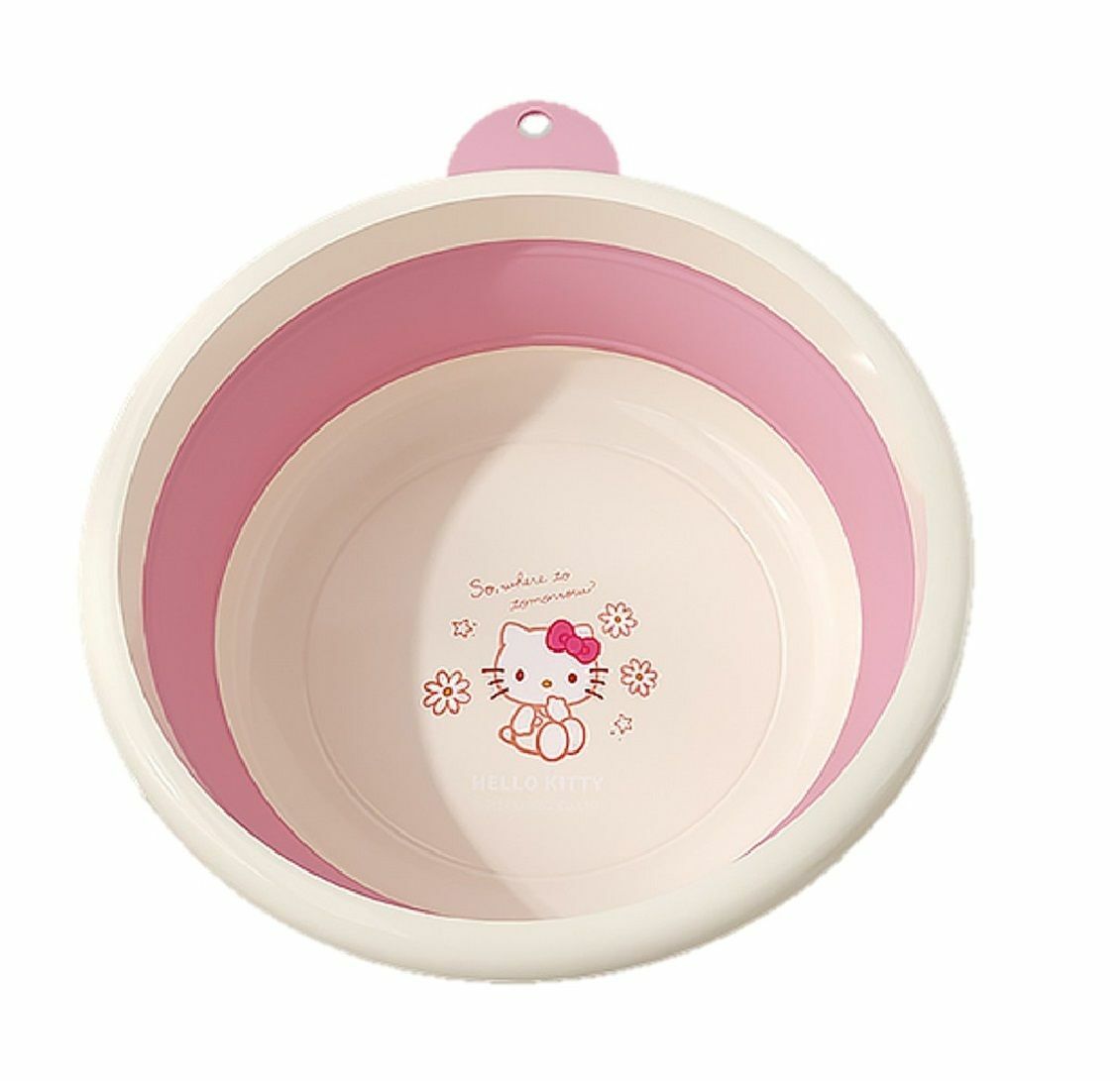 Hello Kitty Sanrio| 【可折疊】臉盆 | 洗菜盆 水盆 M SIZE