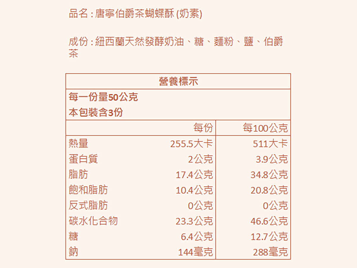 香貝里蝴蝶酥鐵盒
