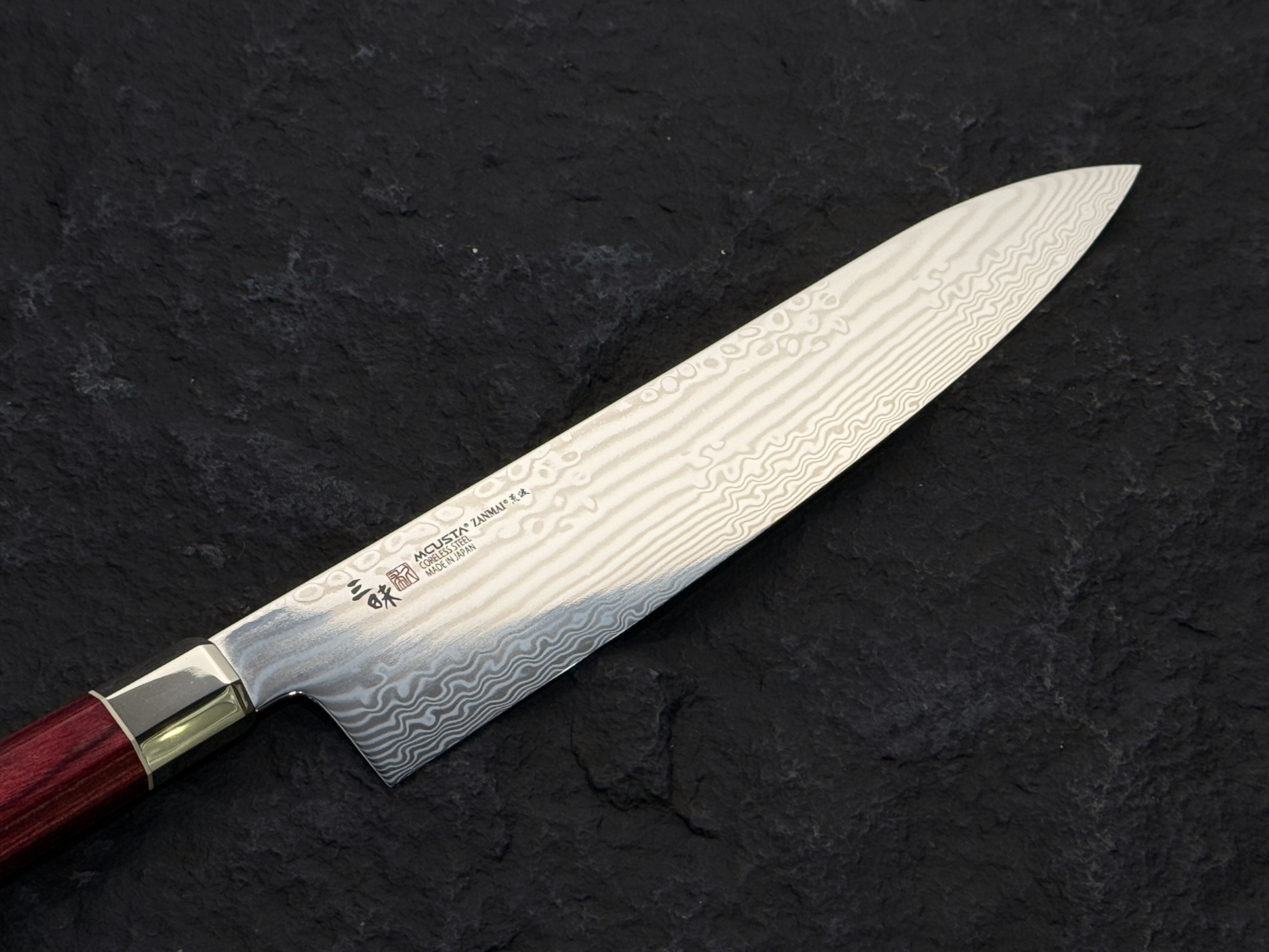 三昧 荒波 無芯大馬士革鋼 牛刀