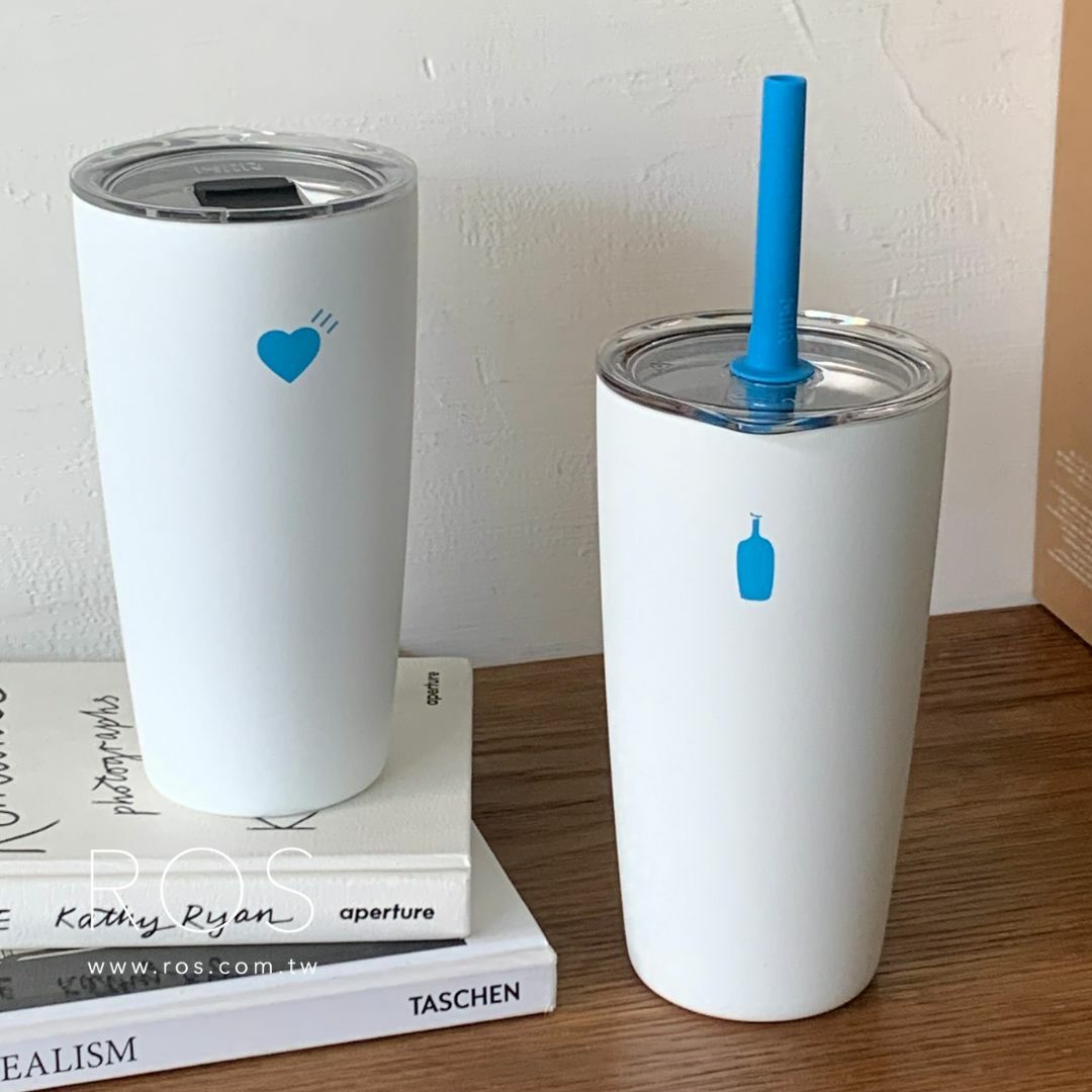 HUMAN MADE × BLUE BOTTLE 藍瓶 限量聯名 吸管保溫杯