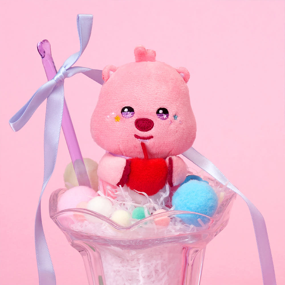 🇰🇷 LOOPY 韓國限定 露比 甜甜系列 手捧櫻桃 鑰匙圈 吊飾 正版周邊 / 預購