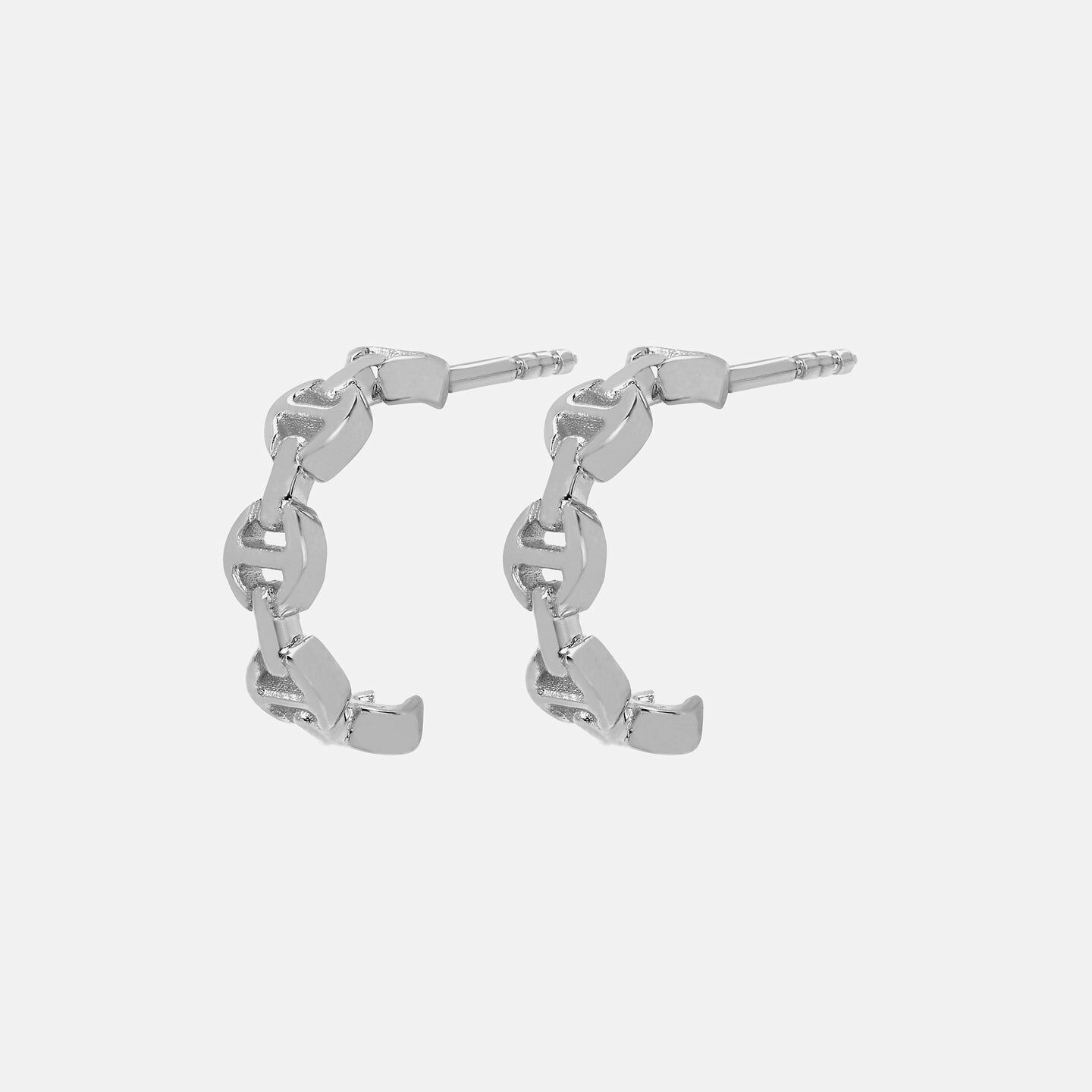 CRESCENT EARRING Sliver
