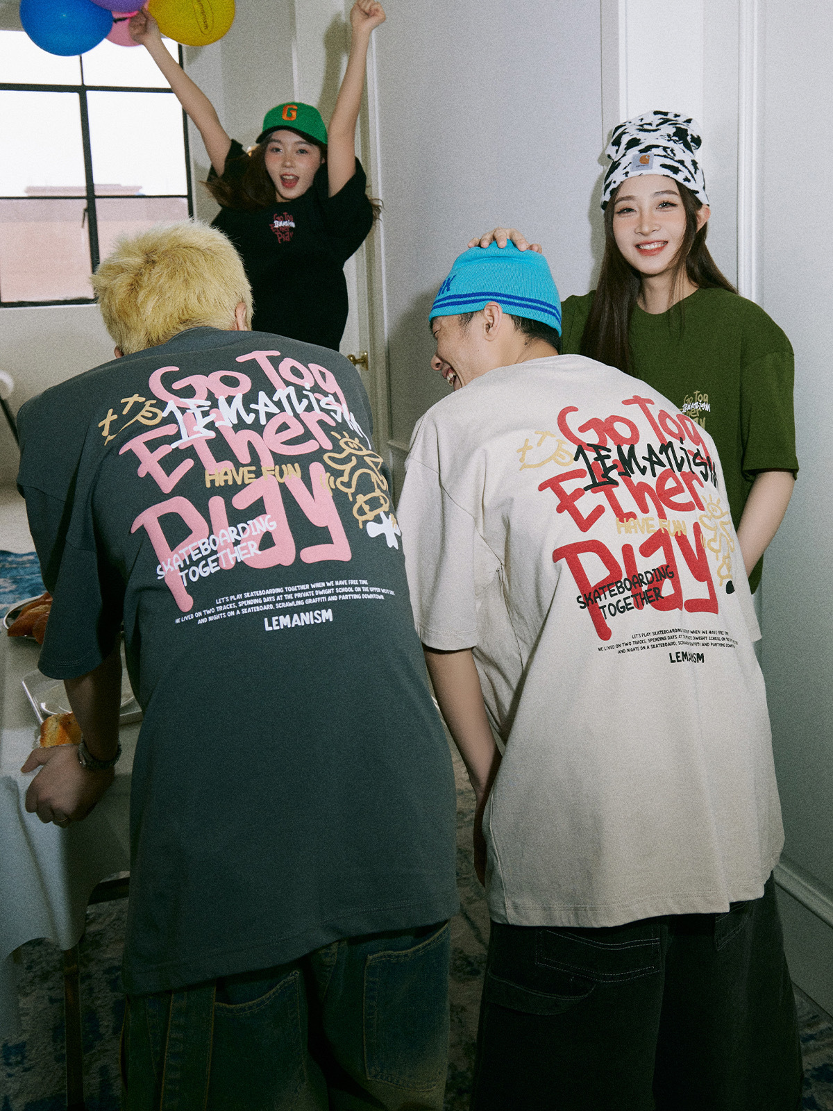 LEMANISM 美式發泡 字體 短袖