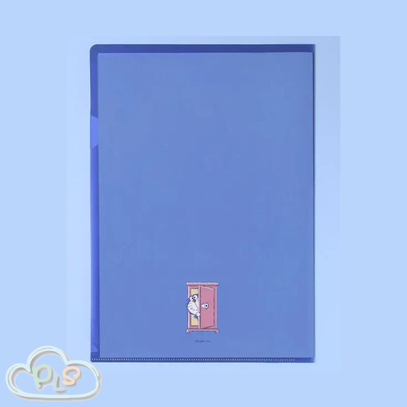 日本製 A4 File BL 藍色 I’m Doraemon Flowering #72023