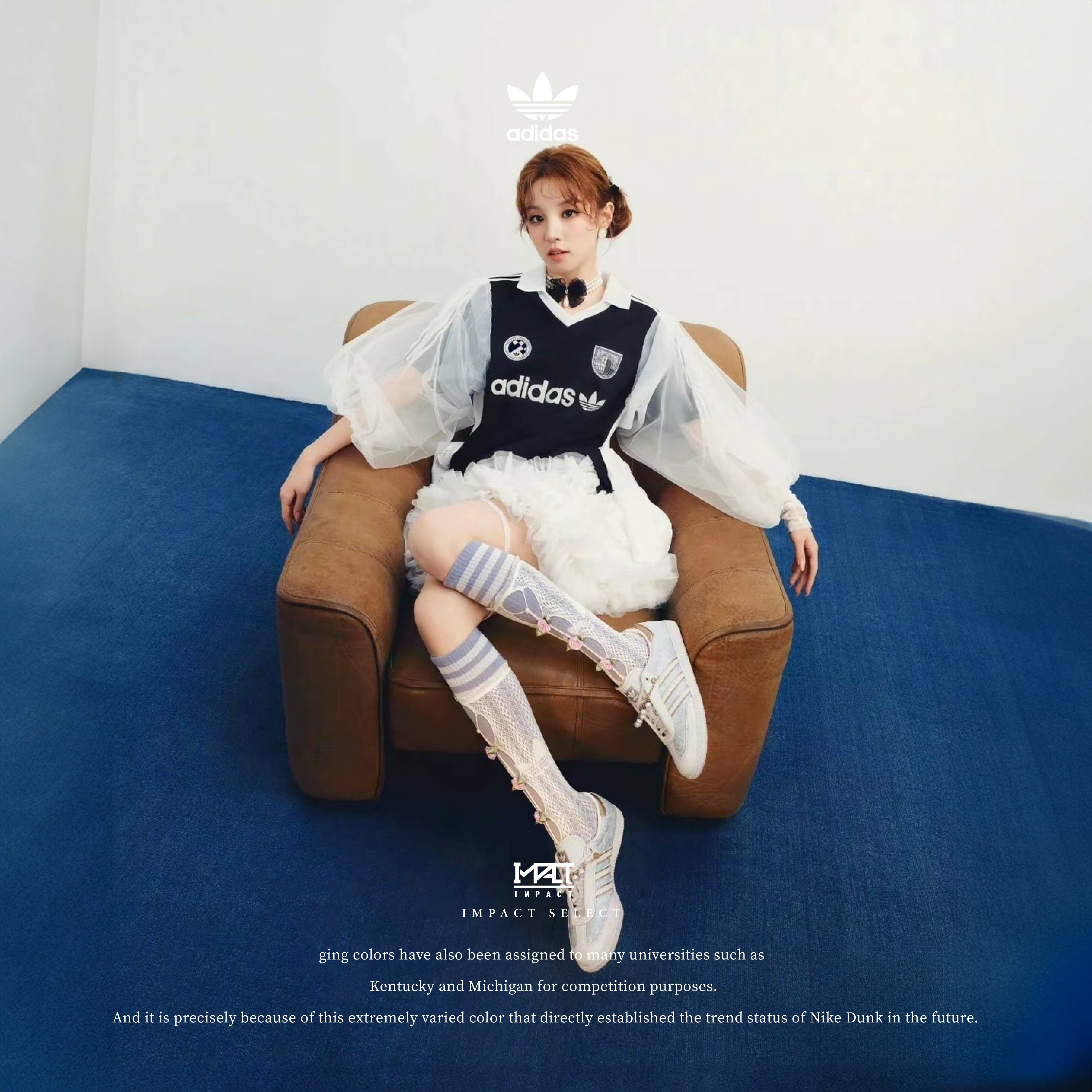 Adidas Samba OG 米白 莫藍迪灰 緞面 刺繡 珍珠金鍊 德訓鞋 宋雨琦同款  JQ2616