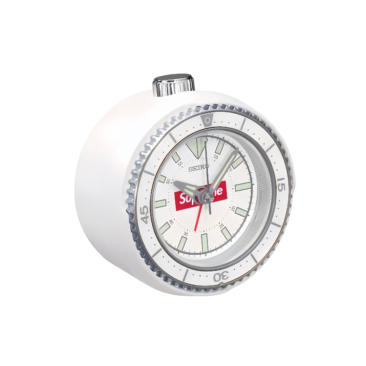 Supreme SEIKO MAI ALARM CLOCK White 25ss