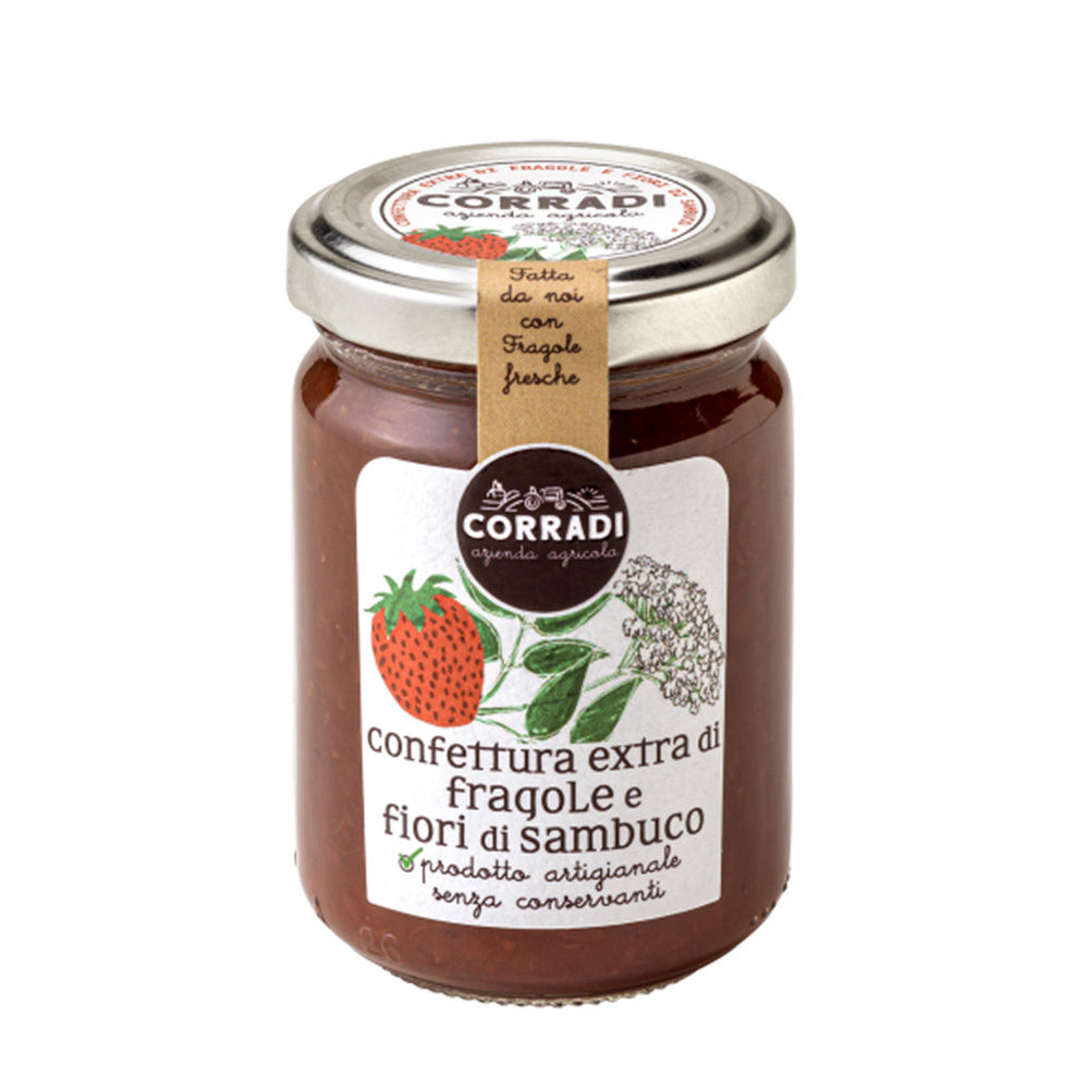 草莓接骨木果醬