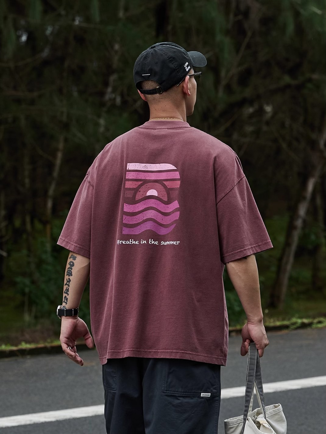 #預購 Broshood 25SS 夏季印花復古百搭短踢 三色