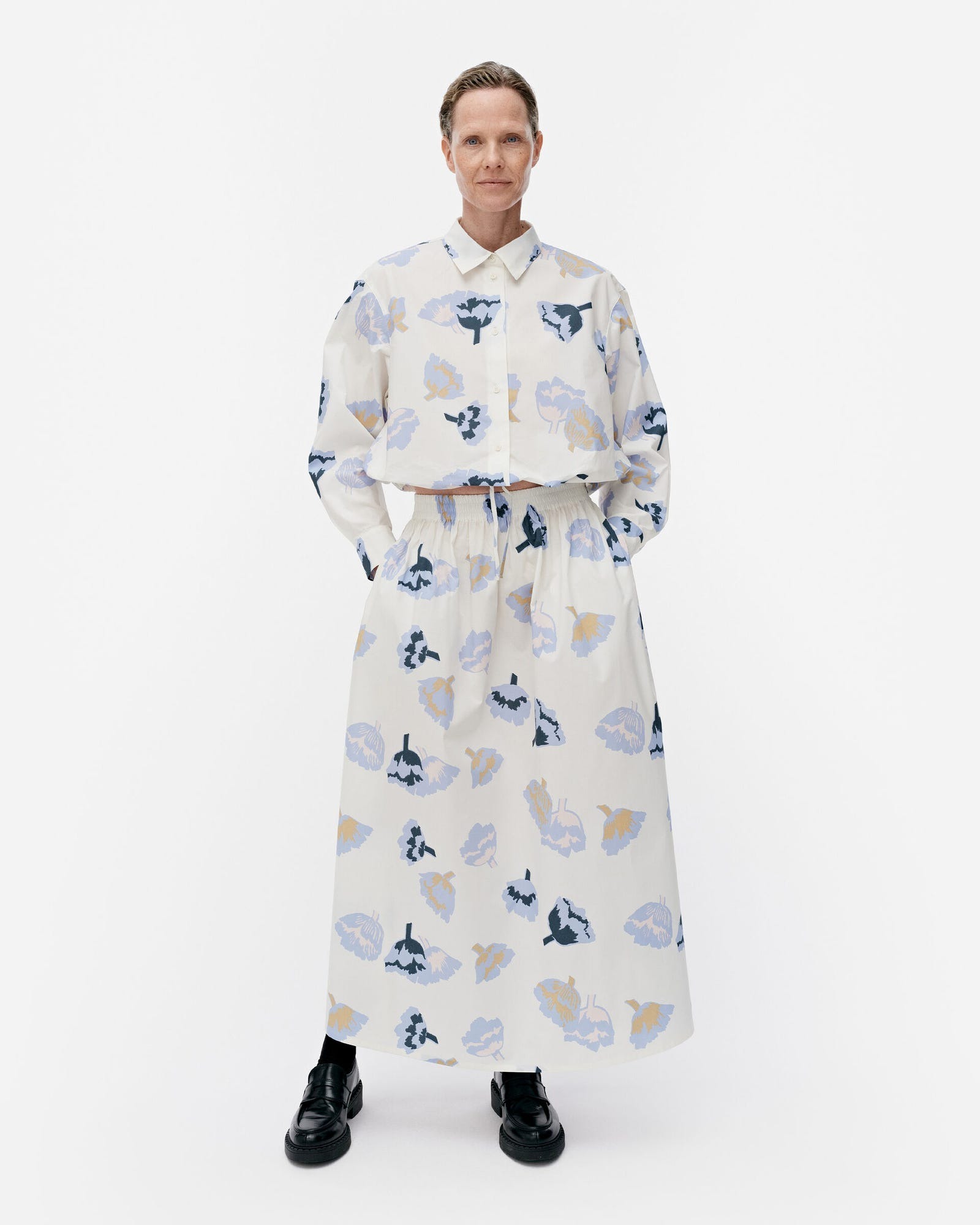 BUKLEE SUITSUKE 印花長裙