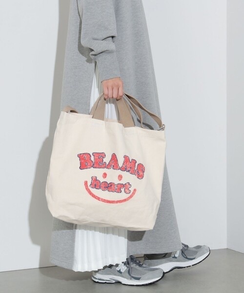 BEAMS HEART / Smile Casle Logo Bag