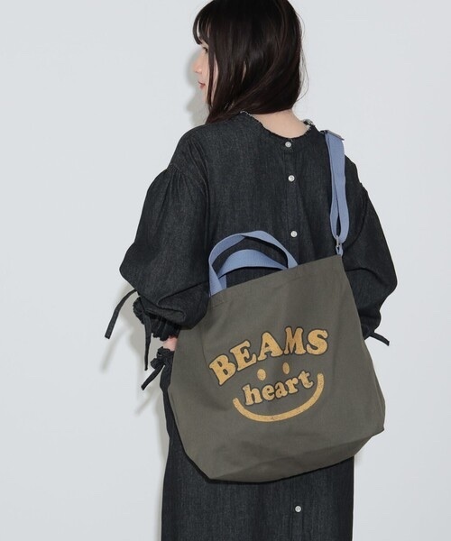 BEAMS HEART / Smile Casle Logo Bag