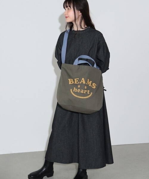 BEAMS HEART / Smile Casle Logo Bag