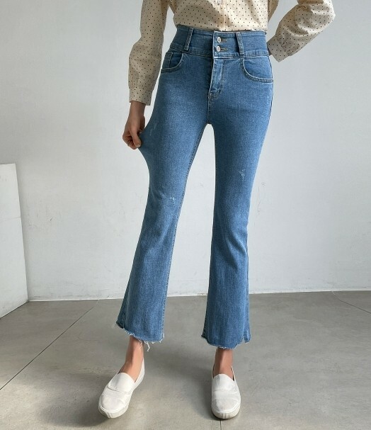 春夏新款/雙釦包腹喇叭褲 MANIFEST正韓🇰🇷