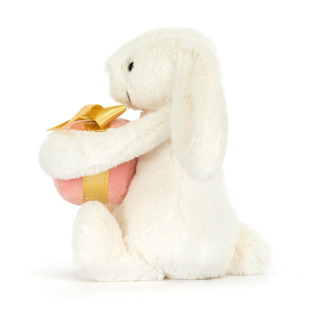 Jelly Cat Bashful Bunny with Present