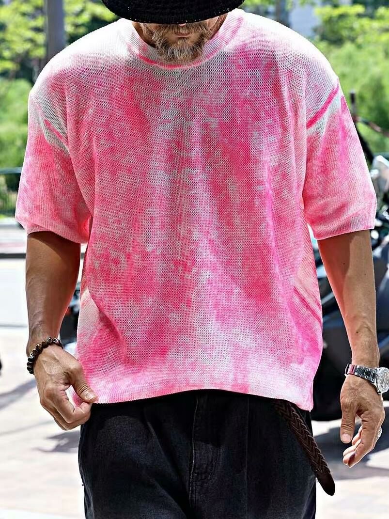 混色線短袖Tee 3.14-039T