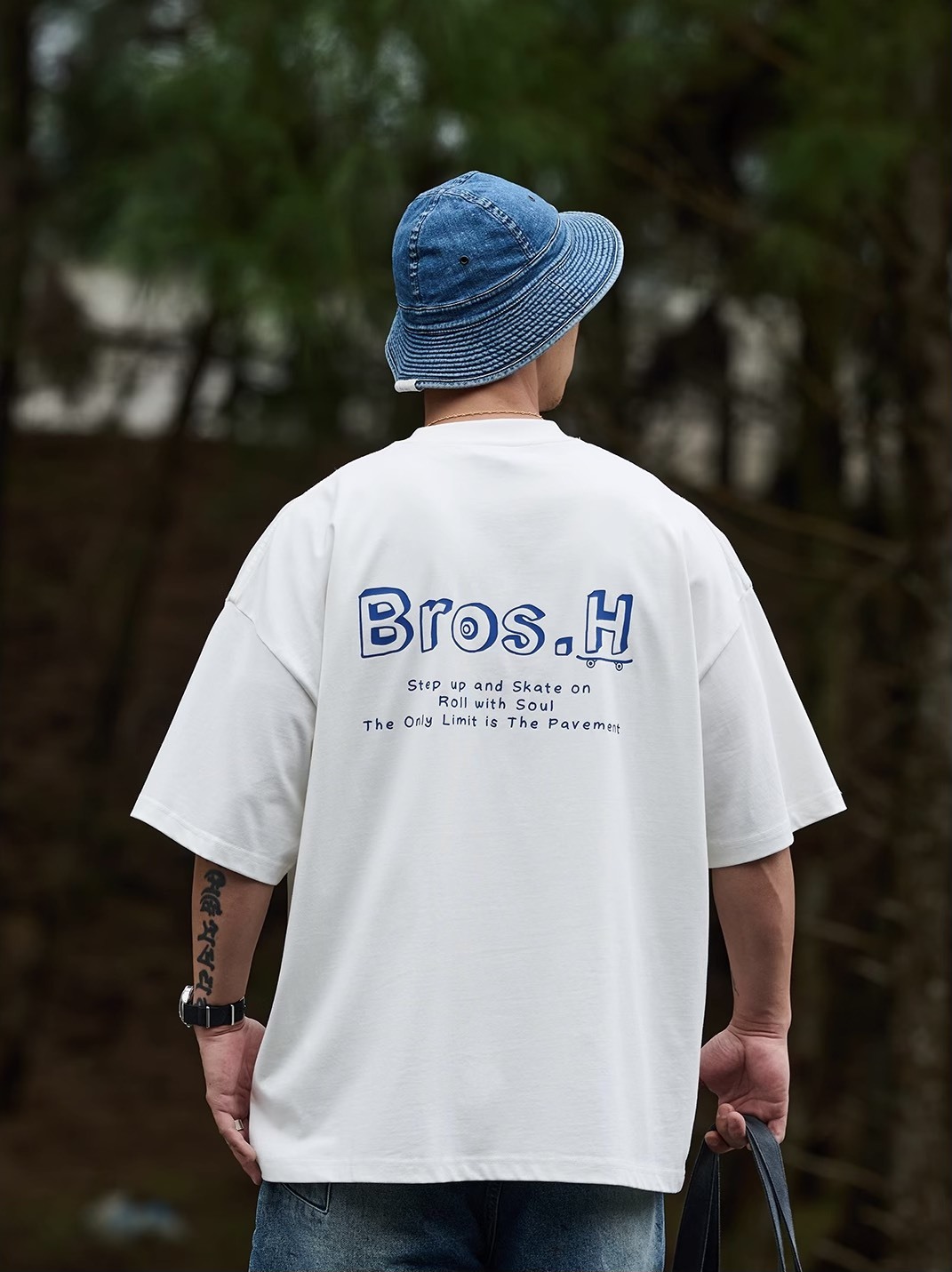 #預購 Broshood 25SS 滑板趣味 厚板膠立體 印花短袖