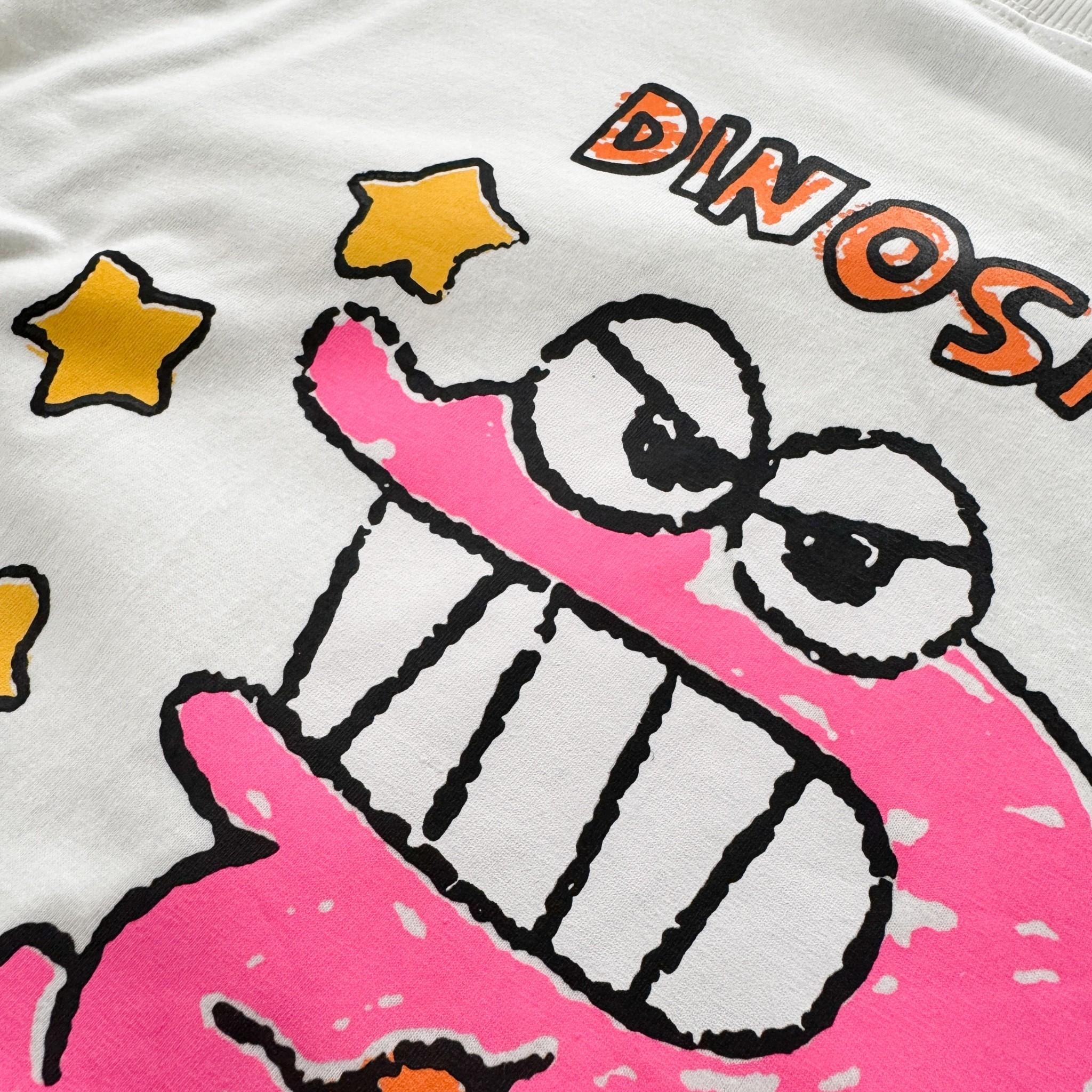 韓國短袖 鱷魚先生塗鴉感短T 80870