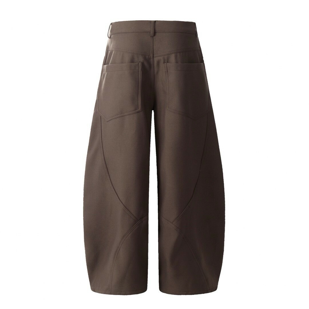 UNISEX 結構 鉚釘 彎刀 #休閒褲