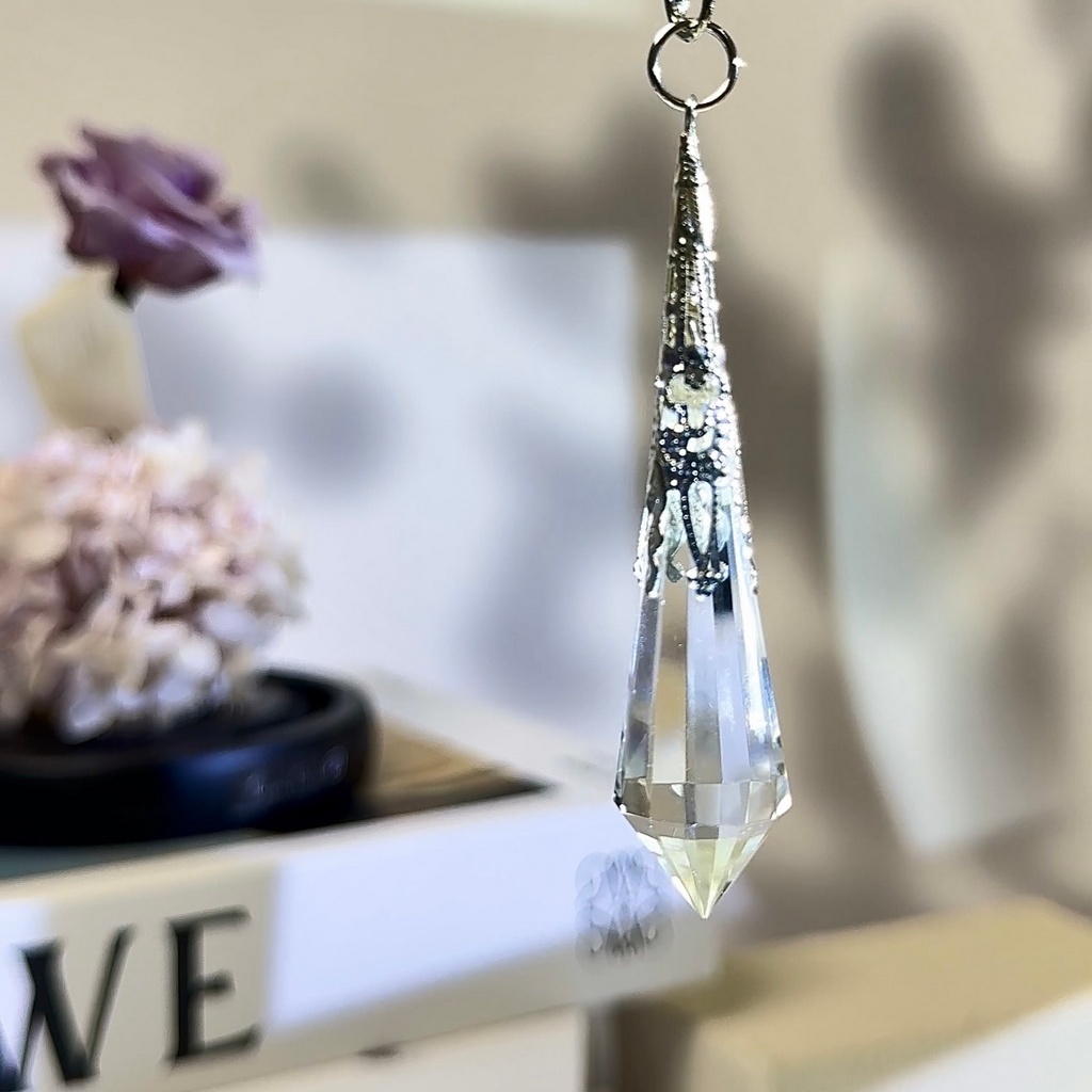 水晶靈擺-白水/紫水/粉水/虎眼/黑曜/天河