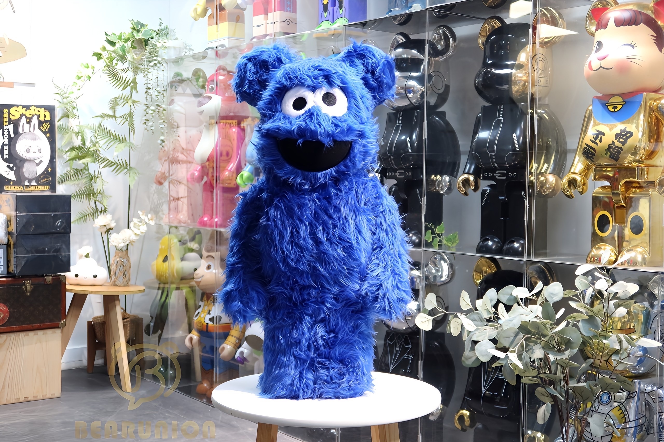 🥇現貨🥇Bearbrick 1000% COOKIE MONSTER COSTUME VER.