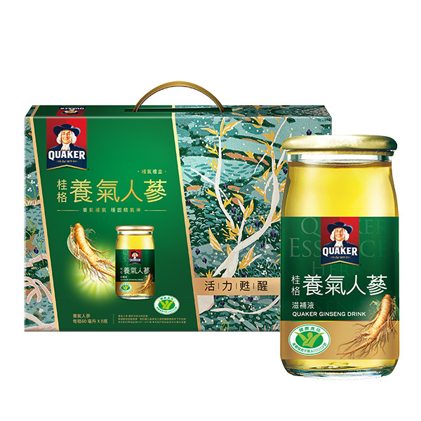 桂格 養氣人蔘禮盒60mlX8瓶