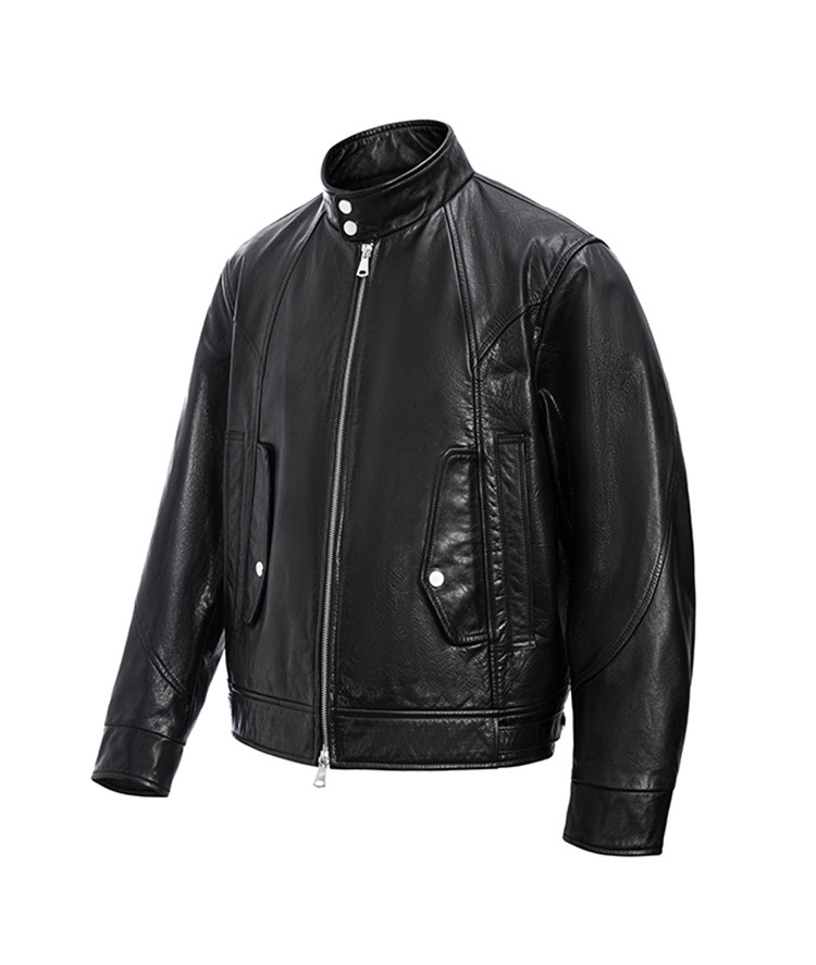 CATSSTAC 「蛇年限定」植鞣牛皮 哈靈頓夾克