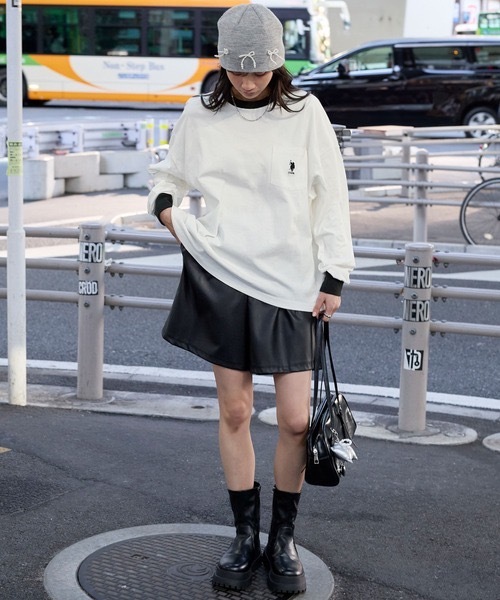 <官網限定!!> U.S. POLO ASSN. 刺繡 Logo 口袋 落肩 薄長袖 6色