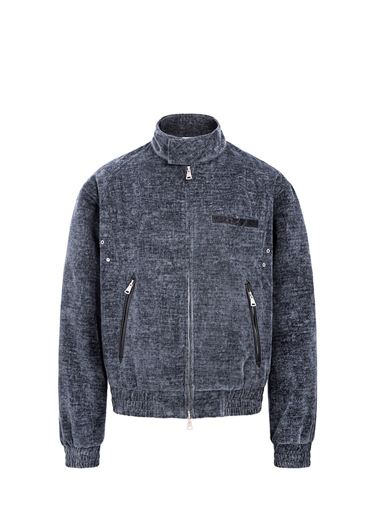 CATSSTAC 羊皮 刺繡雕花 哈靈頓夾克