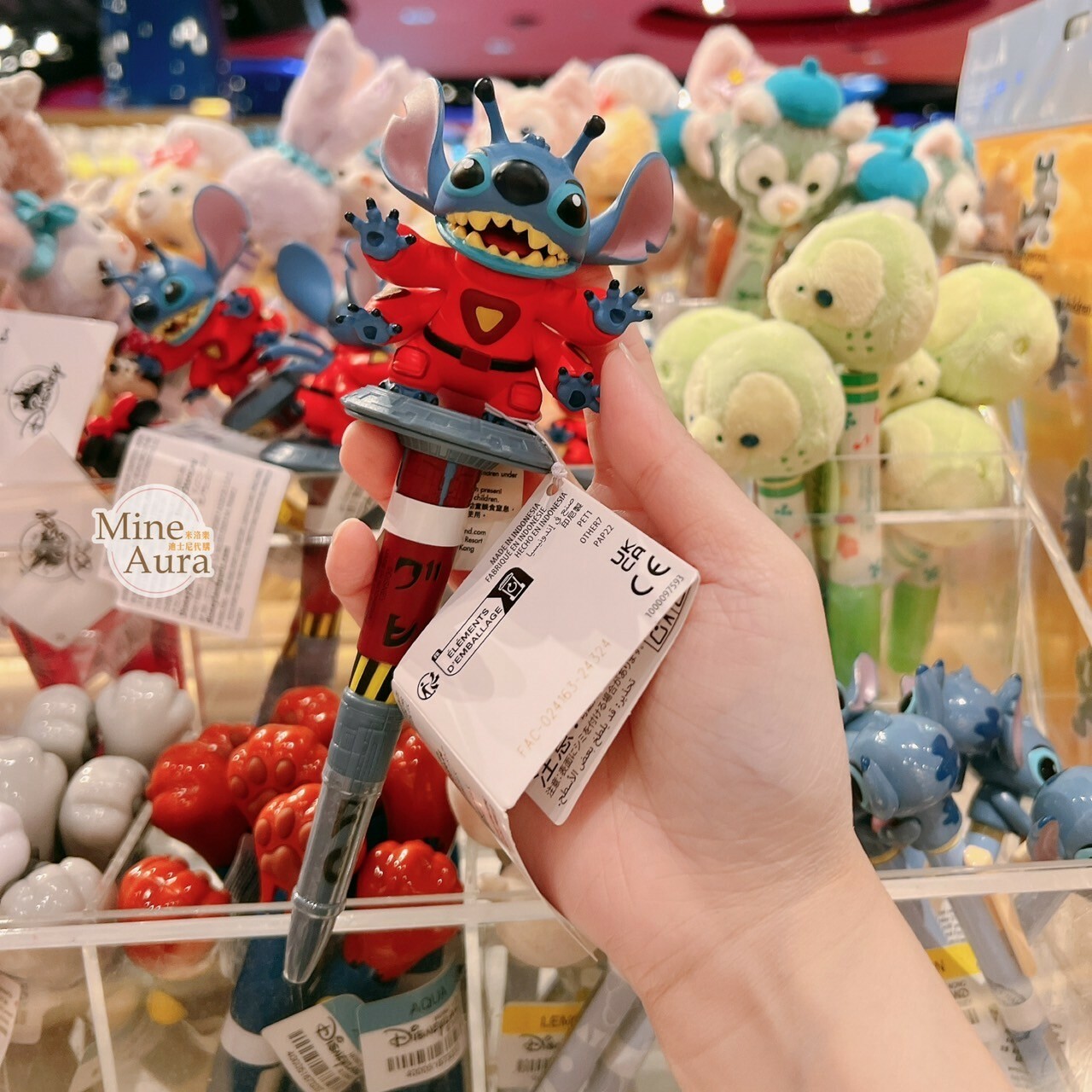 史迪奇 Stitch 立體太空裝造型 圓珠筆 星際寶貝 Lilo & Stitch -香港迪士尼樂園