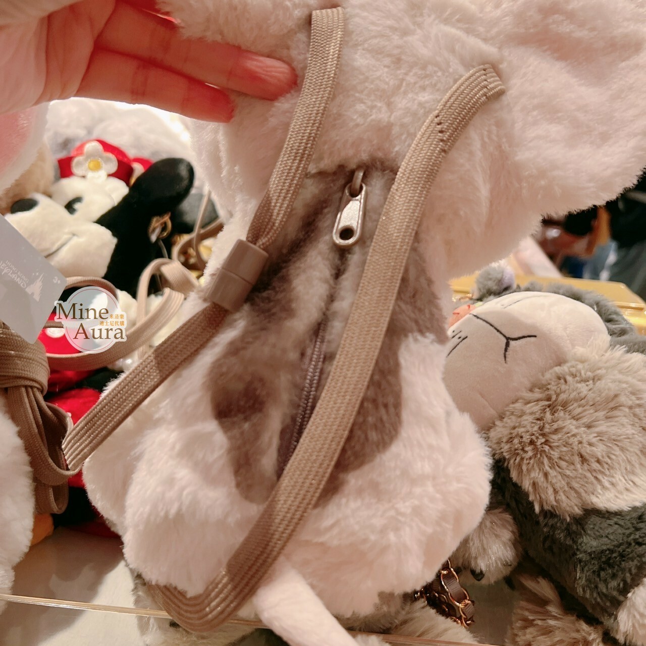 噗噗豬 Pua 娃娃玩偶造型 斜背 小包 海洋奇緣 Moana -香港迪士尼樂園