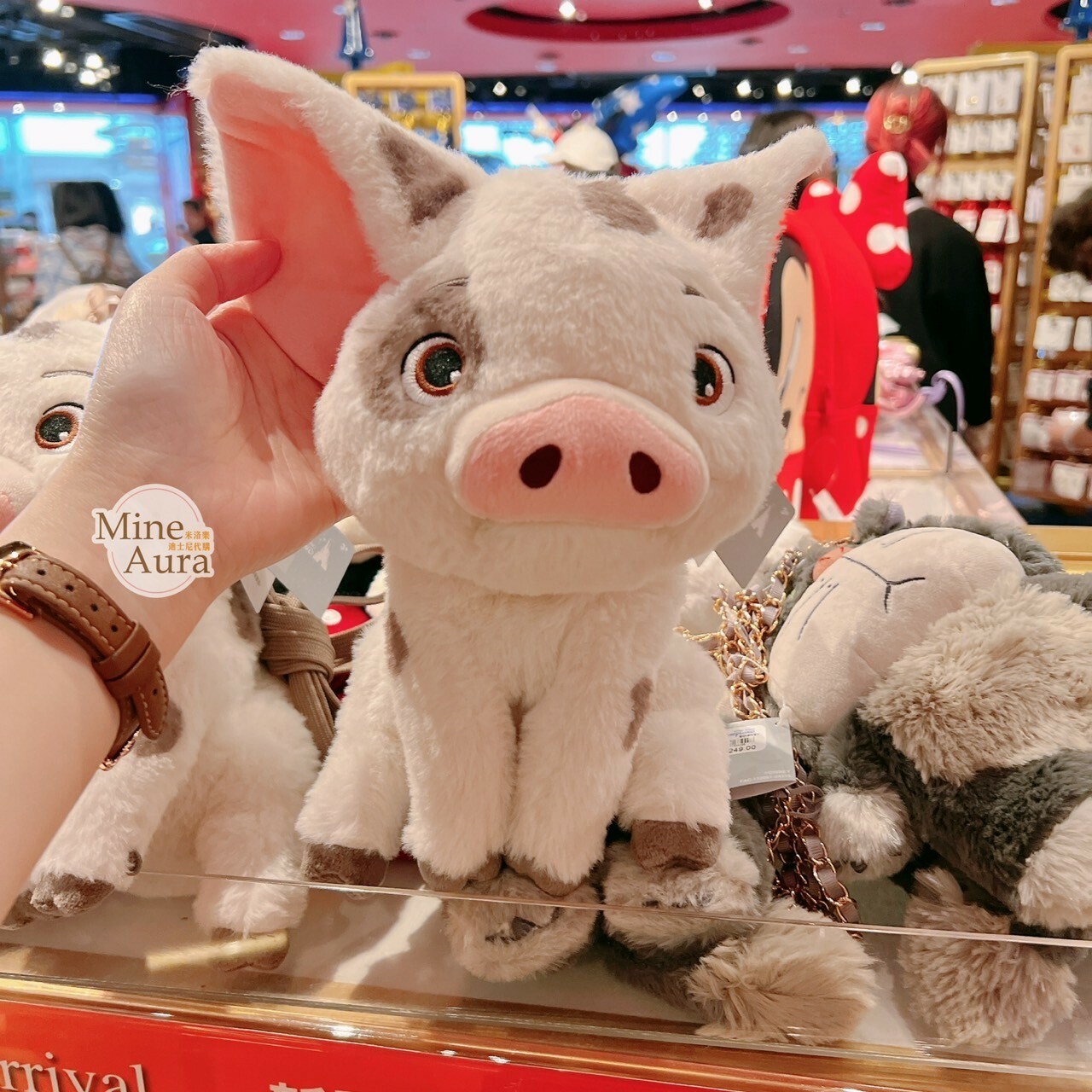 噗噗豬 Pua 娃娃玩偶造型 斜背 小包 海洋奇緣 Moana -香港迪士尼樂園