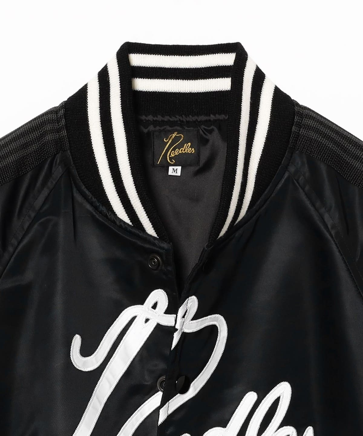 2025SS BEAMS NEEDLES 別注Nylon Stadium Jacket 聯名棒球外套夾
