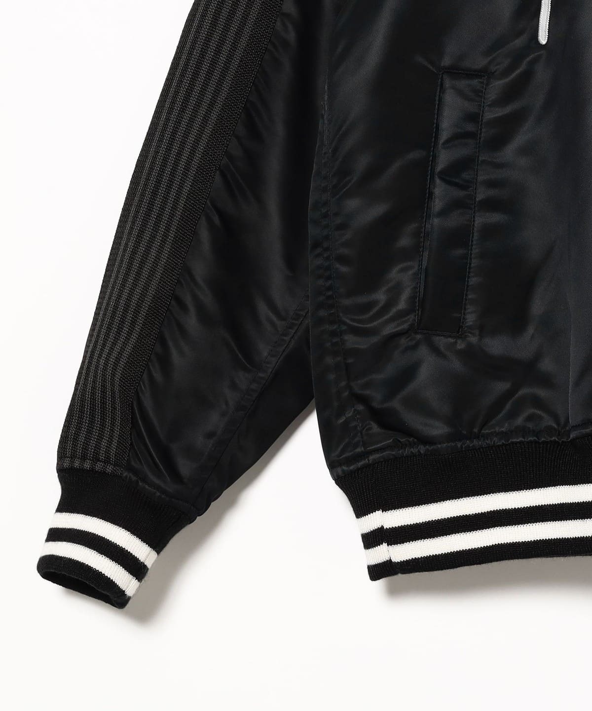 2025SS BEAMS NEEDLES 別注Nylon Stadium Jacket 聯名棒球外套夾