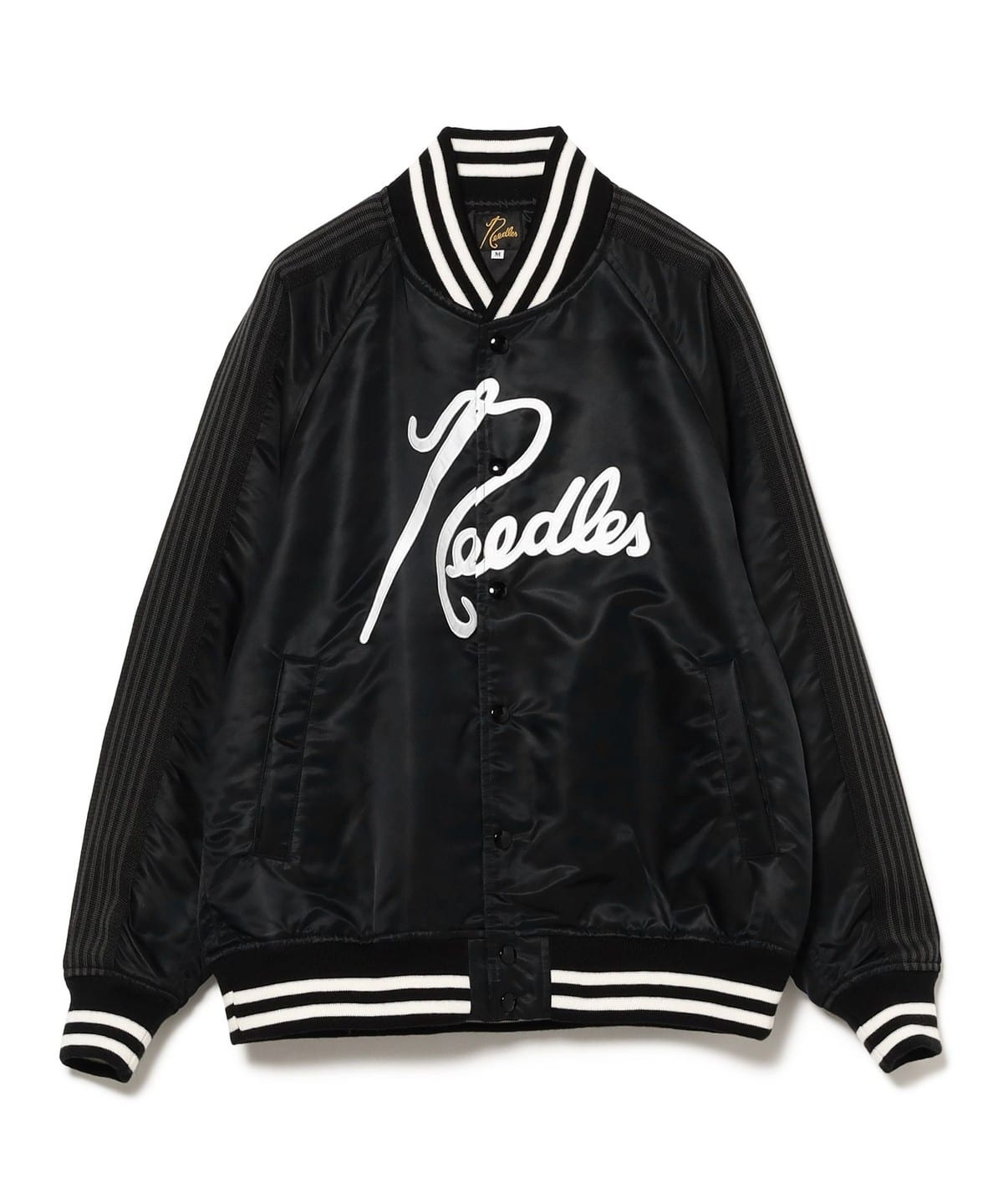 【新品】別注 NEEDLES / Nylon Stadium Jacket L Econyl Satin Nylon Stadium Jacket – The Shop at Equinox