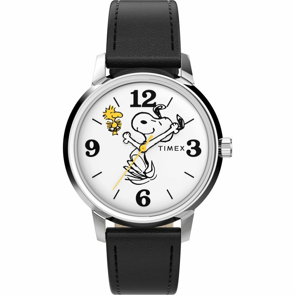 TIMEX x Peanuts 75周年 史努比 Snoopy 75TH 38mm 皮帶 石英錶 TW2Y19900