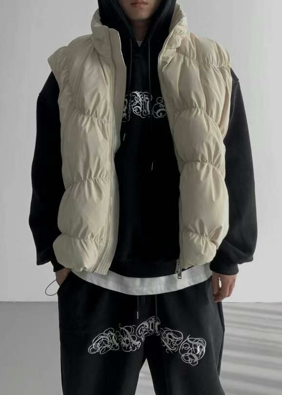 企領拉鍊背心褸(夾棉) TAC-0130V