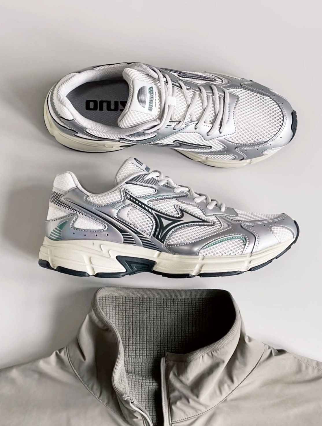 Mizuno Speed 2K 星河銀綠鐳射銀復古老爹鞋