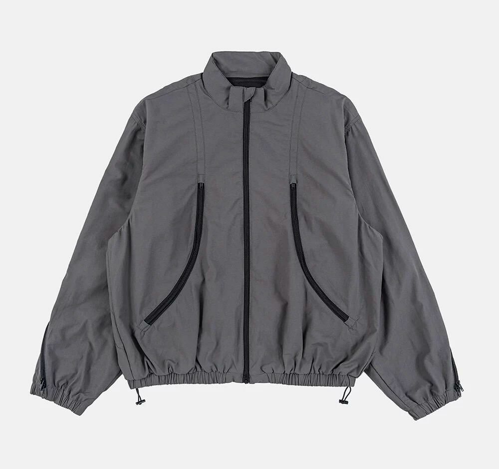 淨色企領拉鍊外套 TAC-0135JK